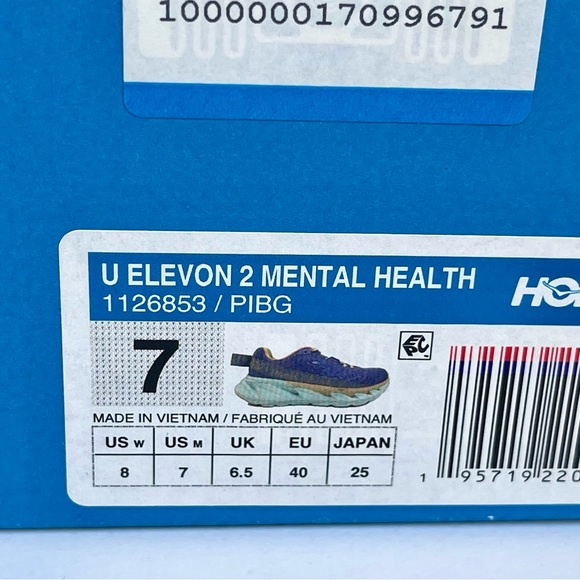 NWT Hoka Elevon 2 Running Shoes Mental Health Sneakers Unisex Hoka One One PIBG - Picture 3 of 16